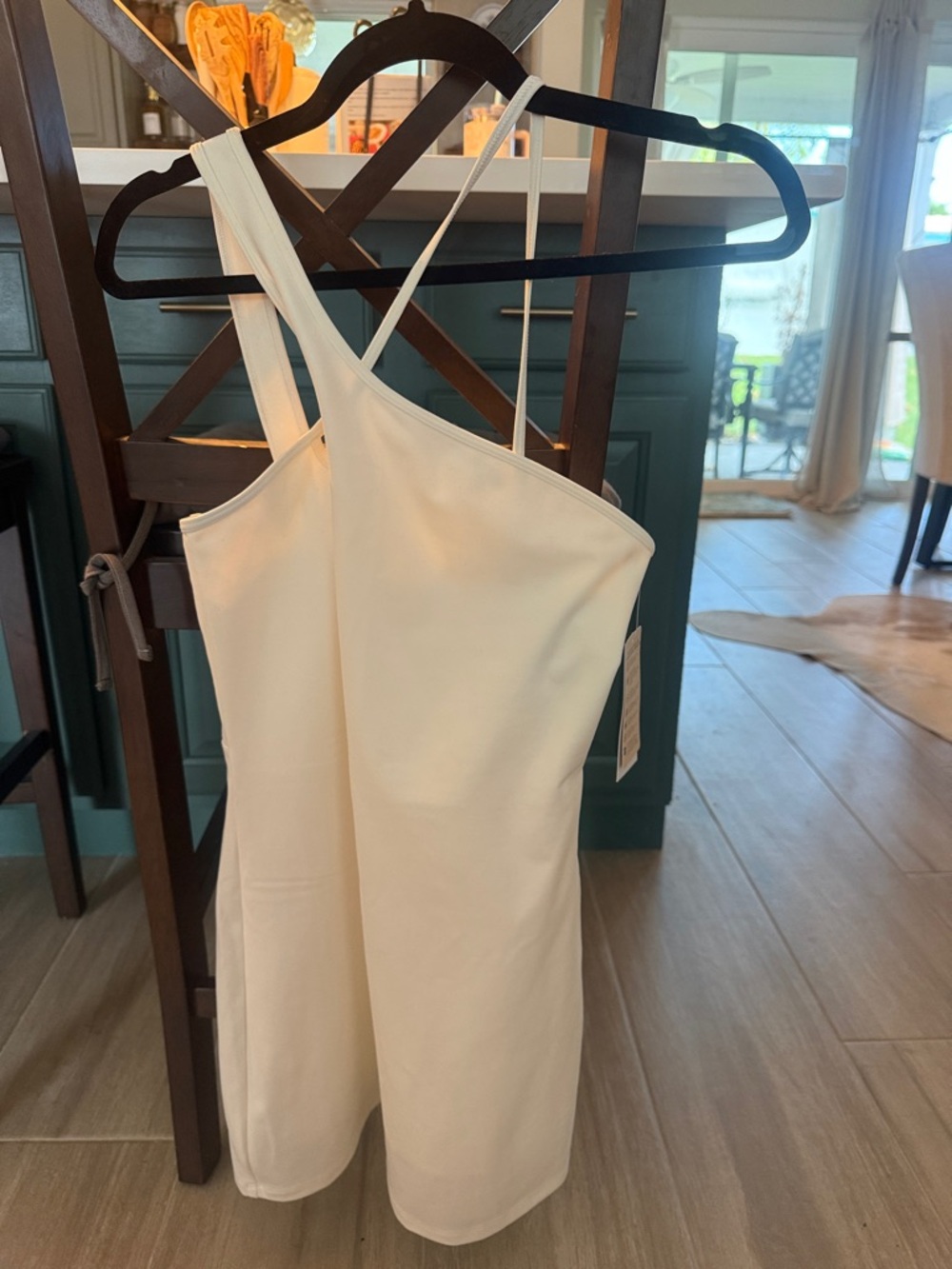 Spiritual Gangster Kaci Asymmetric Romper in Cream